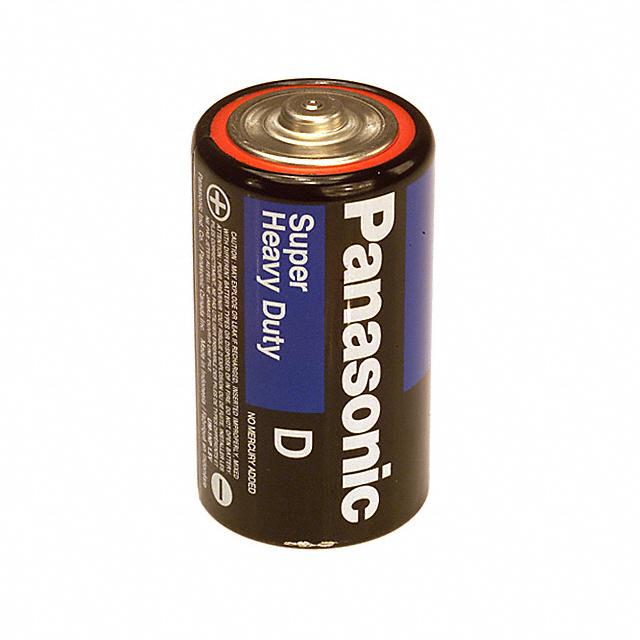 Panasonic D Size Super Heavy Duty Battery 96 Pack (48 Cards - 2 Batteries Per Card)
