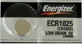 Energizer CR1025 3V Lithium Coin Battery