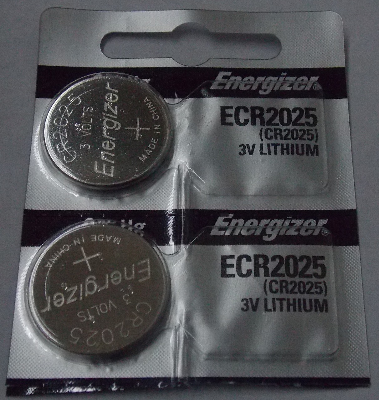 Energizer CR2025 3V Lithium Coin Battery - 2 Pack + FREE SHIPPING