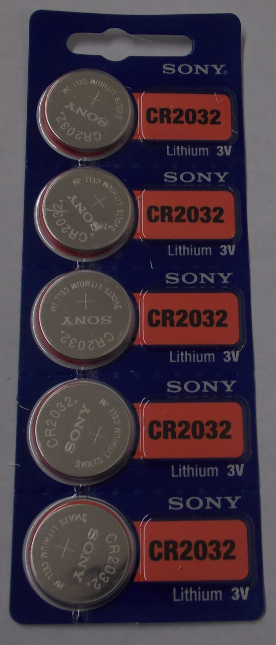 Sony CR2032 3V Lithium Coin Battery - 50 Pack + FREE Shipping