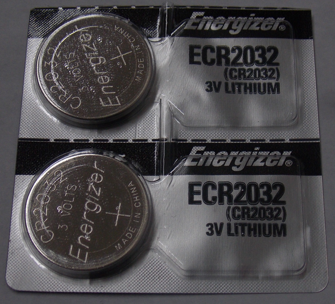 Energizer CR2032 3V Lithium Coin Battery - 2 Pack + FREE SHIPPING