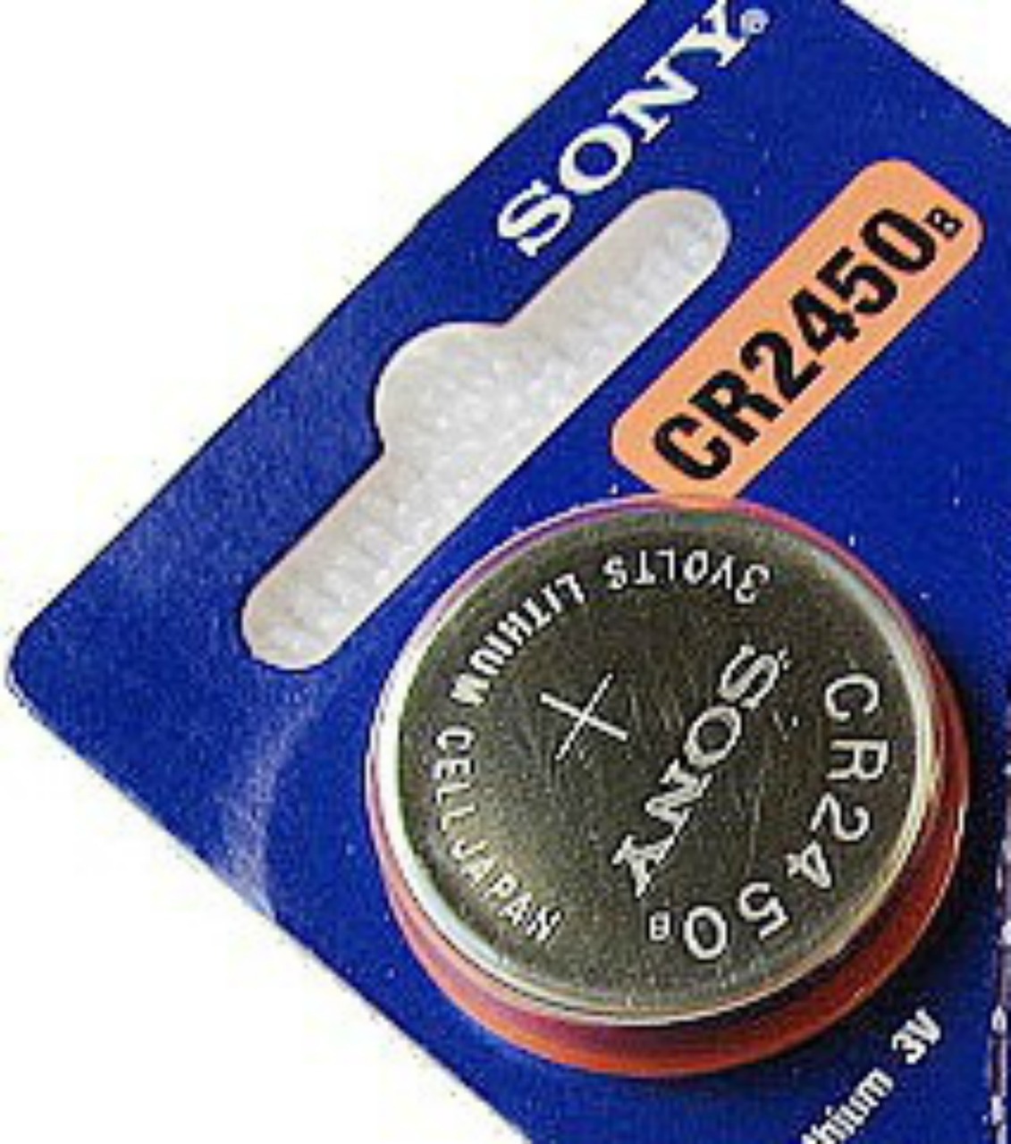 Sony CR2450 3V Lithium Coin Battery - 1 Pack - FREE SHIPPING