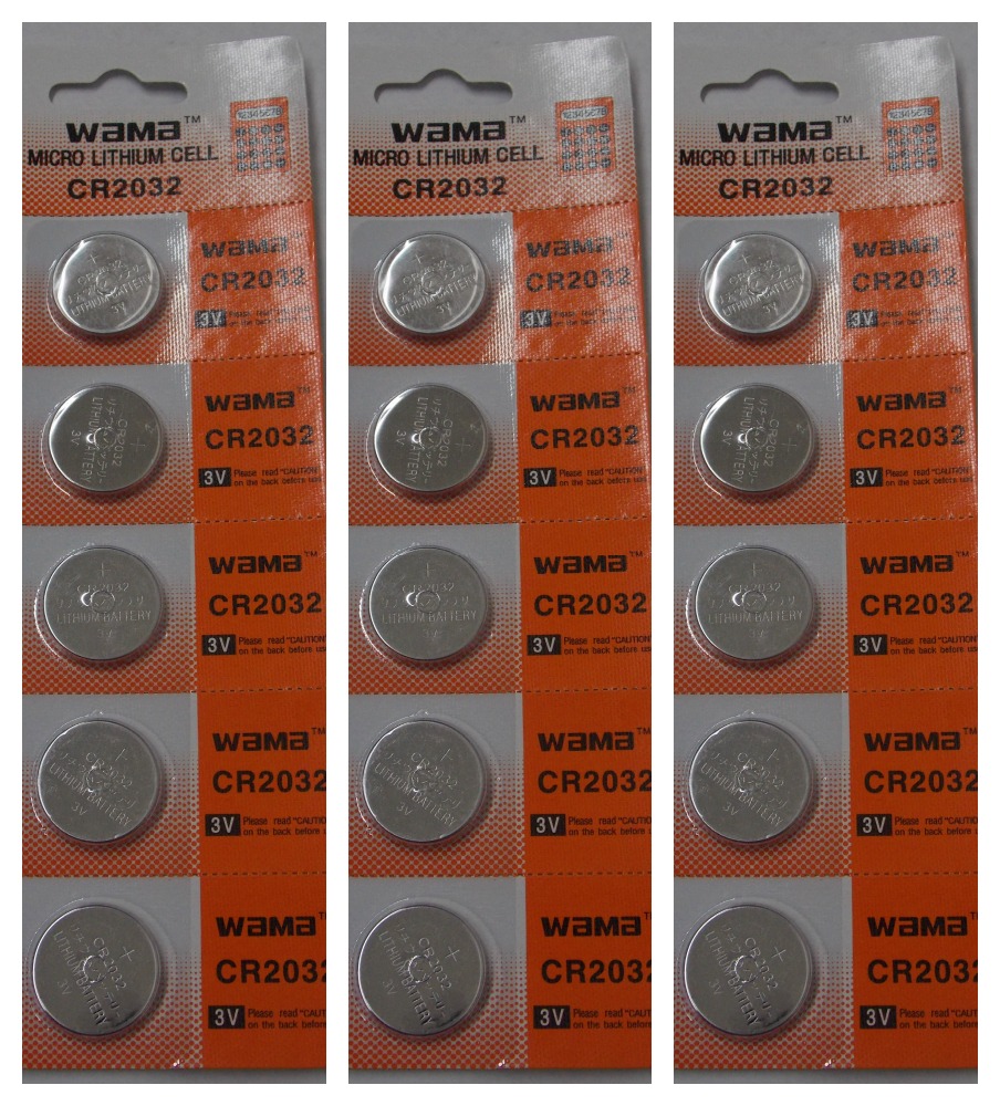 BBW CR2032 3V Lithium Coin Battery 15 Pack + FREE SHIPPING!