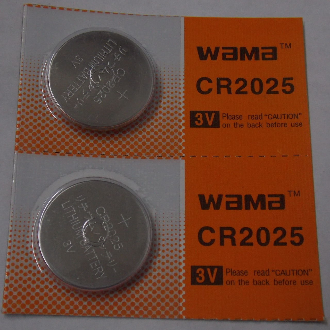 BBW CR2025 3V Lithium Coin Battery 2 Pack + FREE SHIPPING!