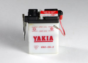 6 Volt 2 AMP Motorcycle And Power Sport Battery (6N2-2A-2)