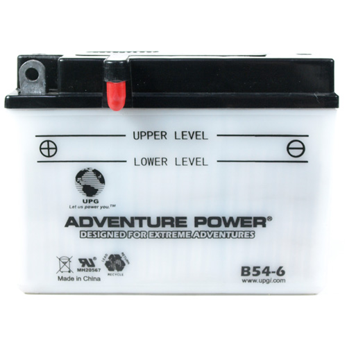 B54-6 6 Volt 12 Amp Hrs Conventional Power Sport Battery