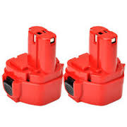 9.6v Makita (Tall Red Pack) Cordless Power Tool Batteries 2000mAh Pack Of 2 + FREE SHIPPING!
