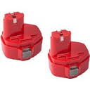 14.4 Volt Makita (Red Pack)  Cordless Power Tool Batteries 2000mAh Pack Of 2 + FREE SHIPPING!
