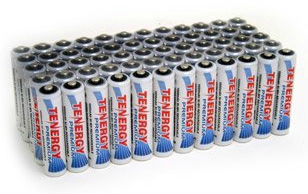 Tenergy Premium AAA NiMH 1000 MAh 1.2 V Rechargeable Batteries - 60 Pack + FREE SHIPPING!