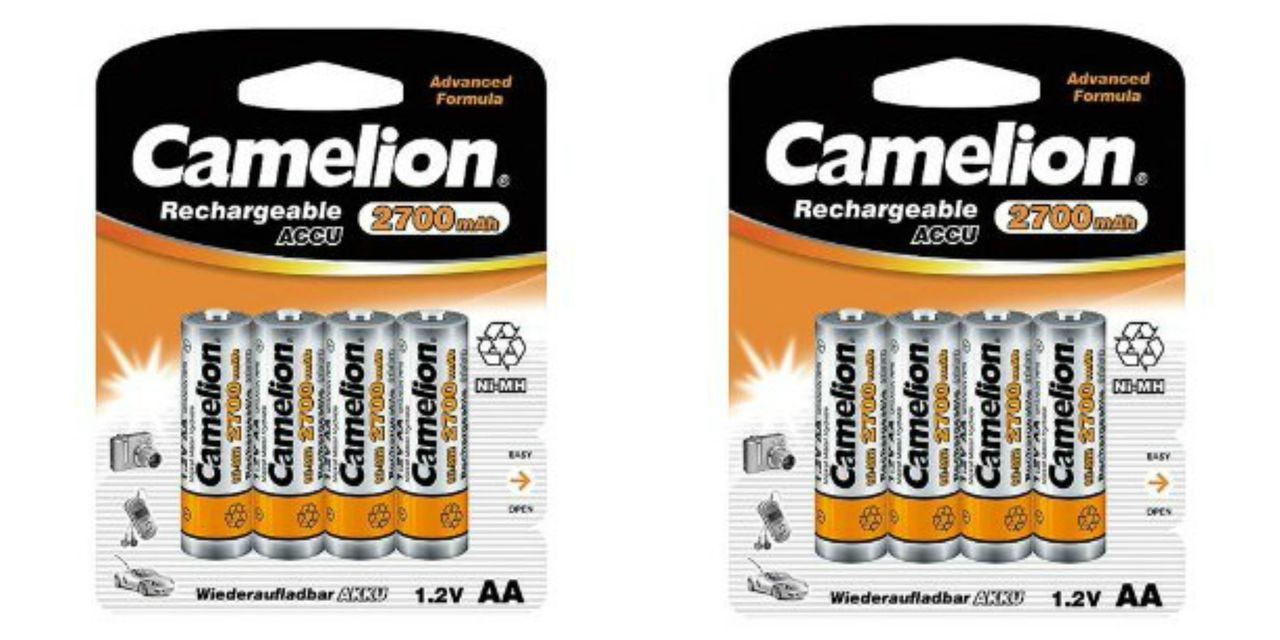 Camelion AA Rechargeable NiMH Batteries 2700mAH 8 Pack Retail + FREE SHIPPING!