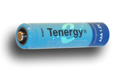 Tenergy High Capacity AAA NiMH 1000 MAh 1.2 V Rechargeable Battery