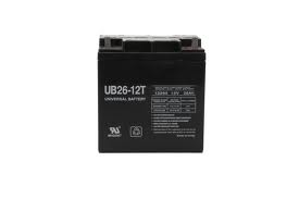 UB122260T 12 Volt 26 AMP SLA/AGM Battery