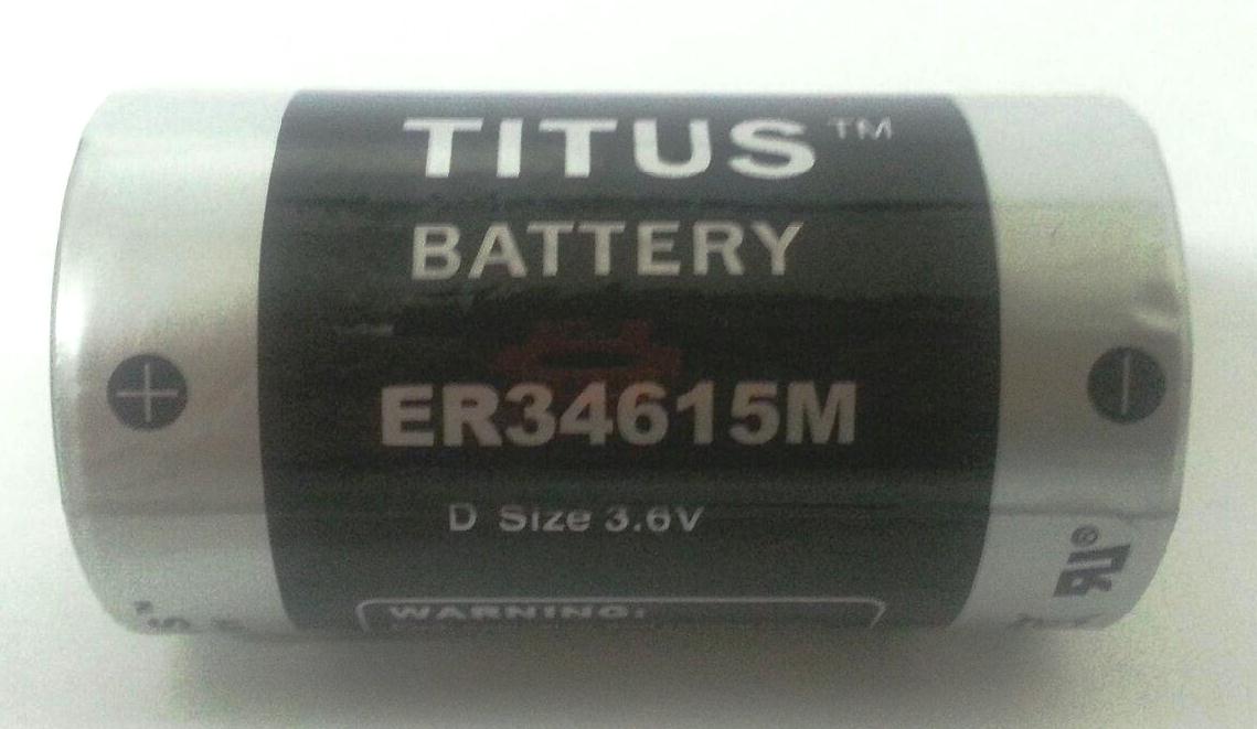 Titus D Size 3.6V ER34615M High Energy Lithium Battery - 2 Pack + Free Shipping!