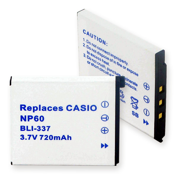 CASIO NP-60 LI-ION 720mAh Video Battery