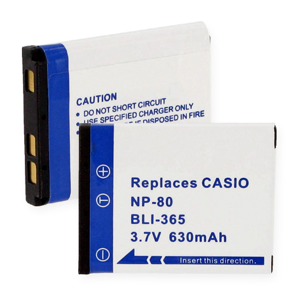 CASIO NP-80 LI-ION 630mAh Video Battery