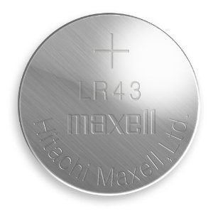 Maxell LR43 - 186 Alkaline Button Battery 1.5V