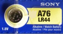 Sony LR44 - A76 Alkaline Button Battery 1.5V