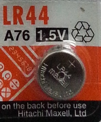 Maxell LR44 - A76 Alkaline Button Battery 1.5V