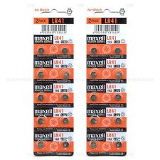 Maxell LR41 - 192 Alkaline Button Battery 1.5V - 20 Pack + FREE SHIPPING!