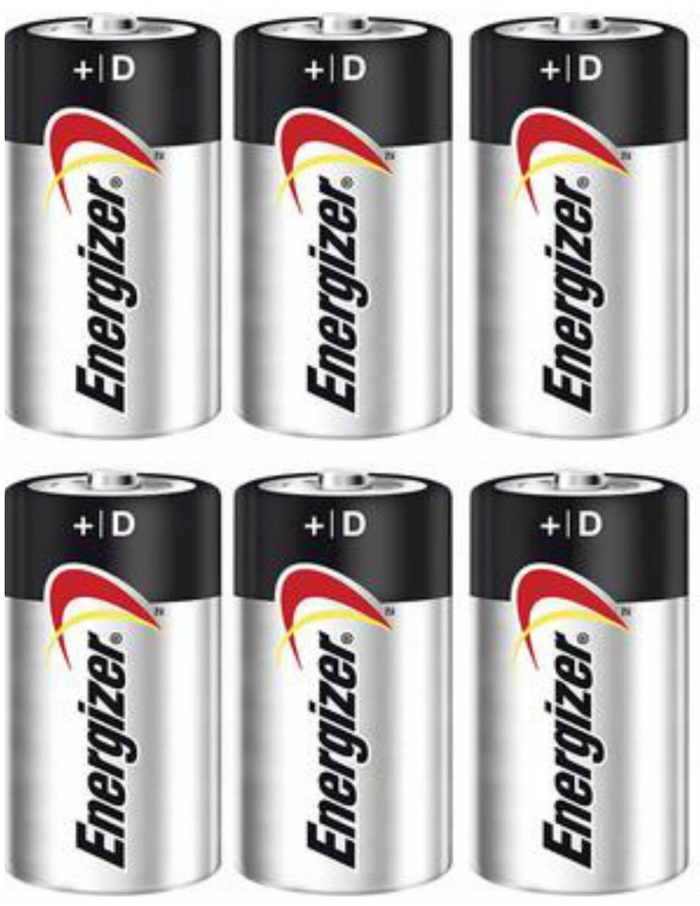 Energizer Max Alkaline D Size Batteries E95VP - 6 Pack + FREE SHIPPING!
