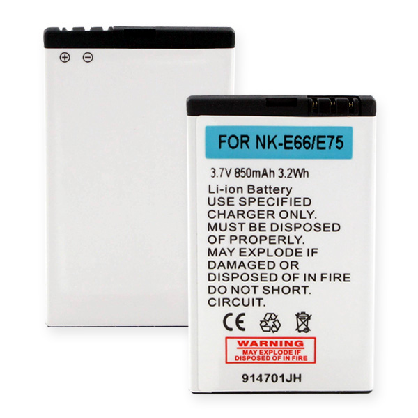 NOKIA E66 And E75 LI-ION 850mAh Cellular Battery