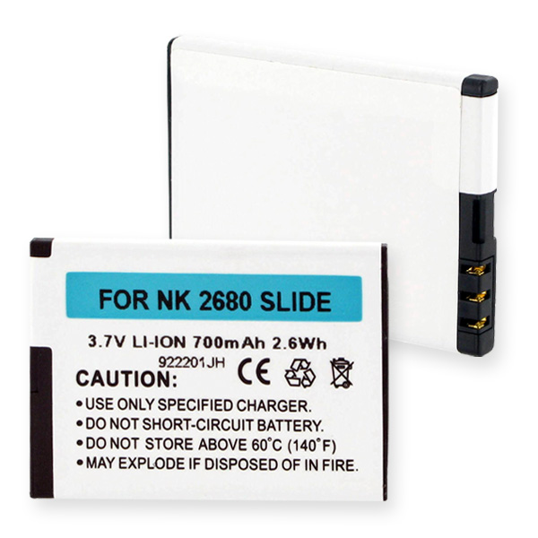 NOKIA 2680 SLIDE LI-ION 700mAh Cellular Battery